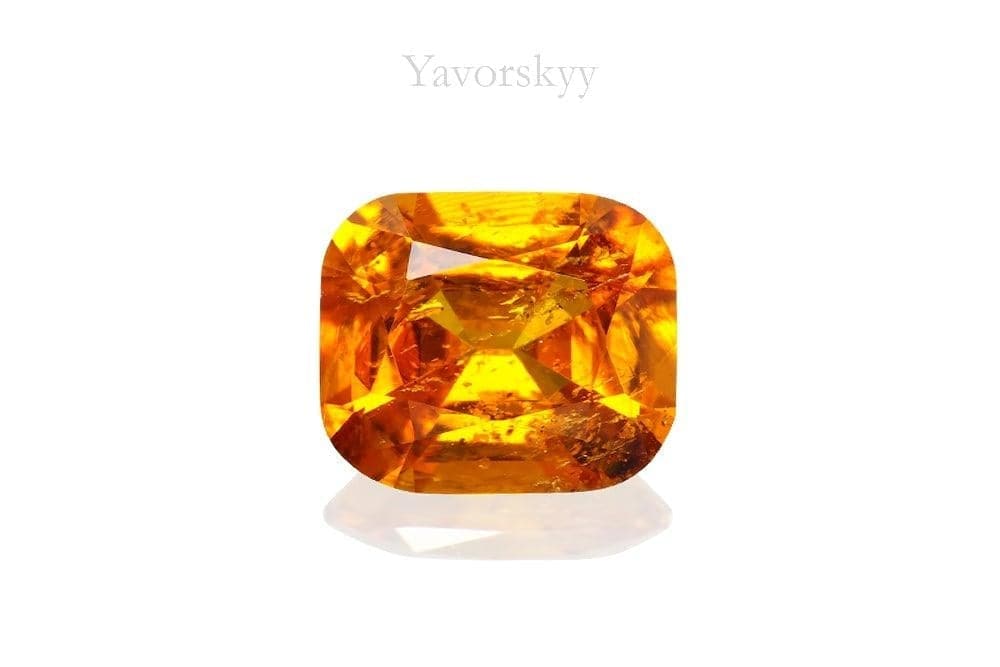 The picture of cushion shape clinohumite 0.89 ct