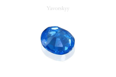 Cobalt blue Spinel 0.04 ct bottom view photo 