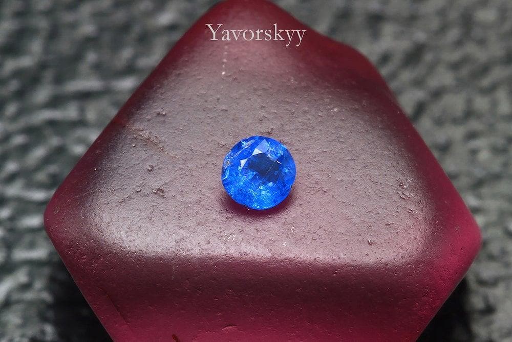 A Picture of Cobalt blue color Spinel 0.06ct