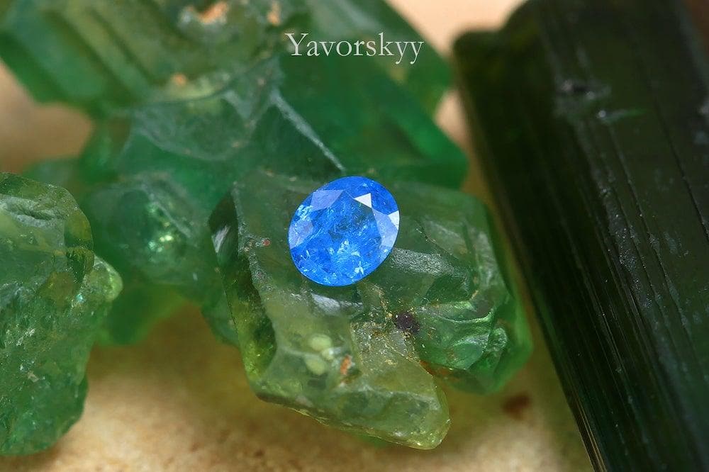 A Picture of Cobalt blue Spinel Vietnam 0.06 ct