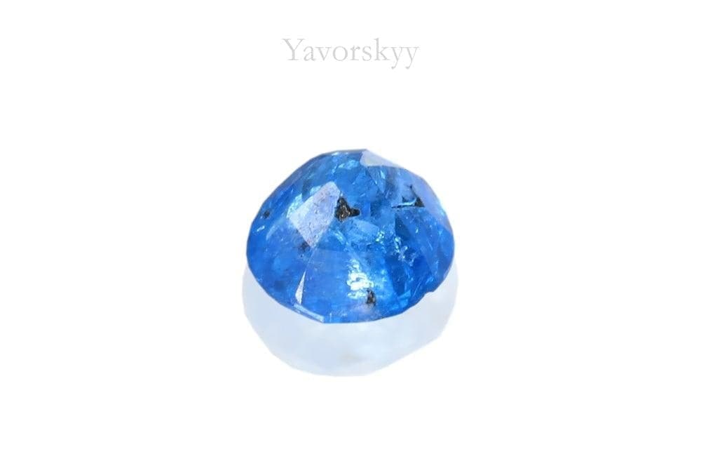 Picture of blue color spinel 0.09 ct oval shape