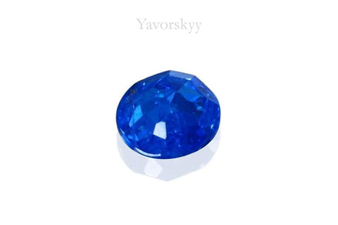 Cobalt blue Spinel 0.10 ct bottom view photo 