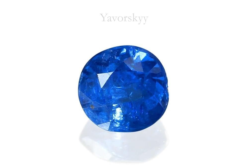 Oval cut blue spinel 0.19 carat front view picture