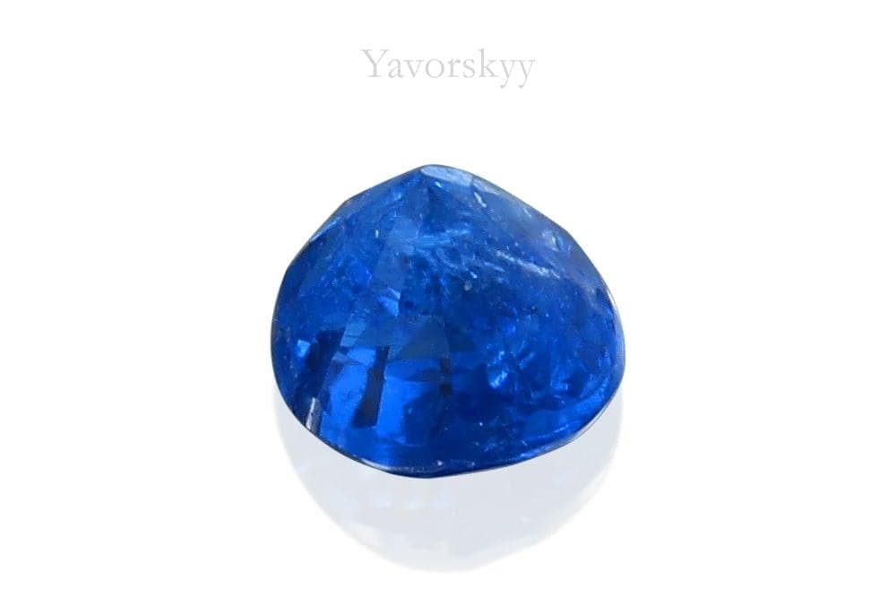 Picture of blue spinel 0.19 carat bottom view