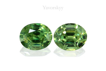 Demantoid 0.84 ct / 2 pcs