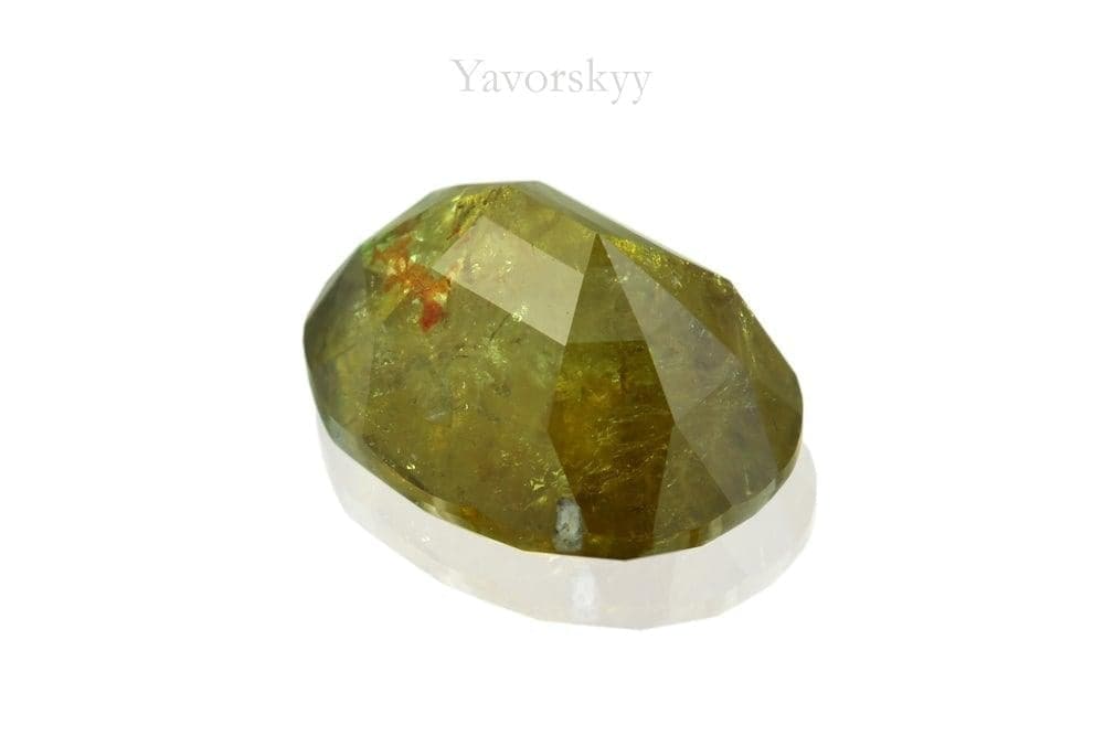 Picture of a oval cut demantoid 1.97 carats