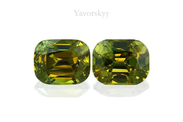 Demantoid 2.72 cts / 2 pcs
