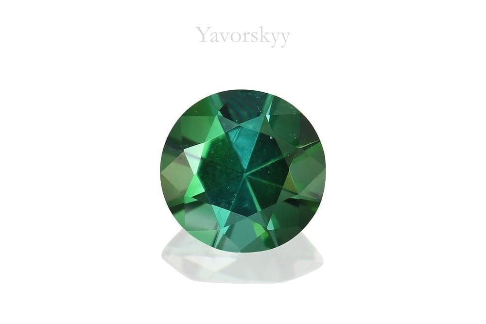 Front view image of green tourmaline 0.24 carat
