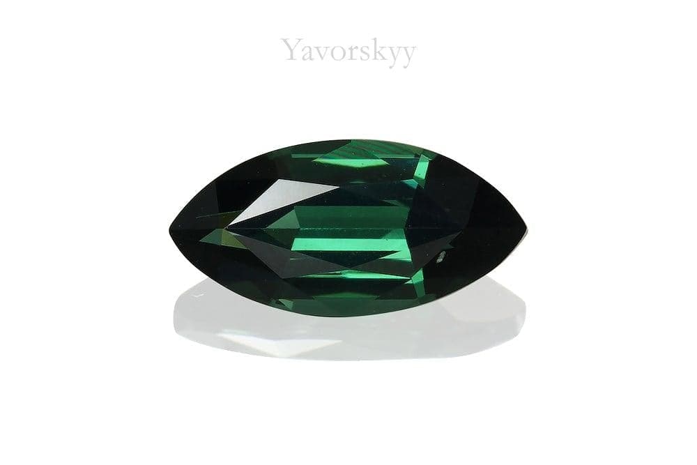 Front view image of green tourmaline 0.44 carat