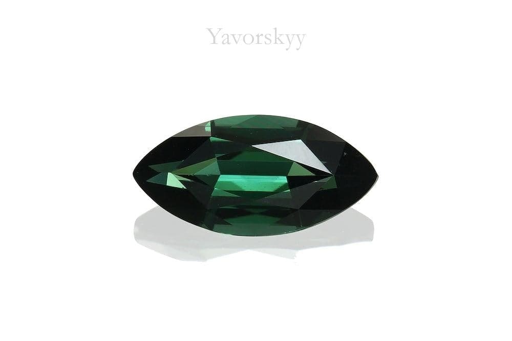 Front view image of green tourmaline 0.44 carat