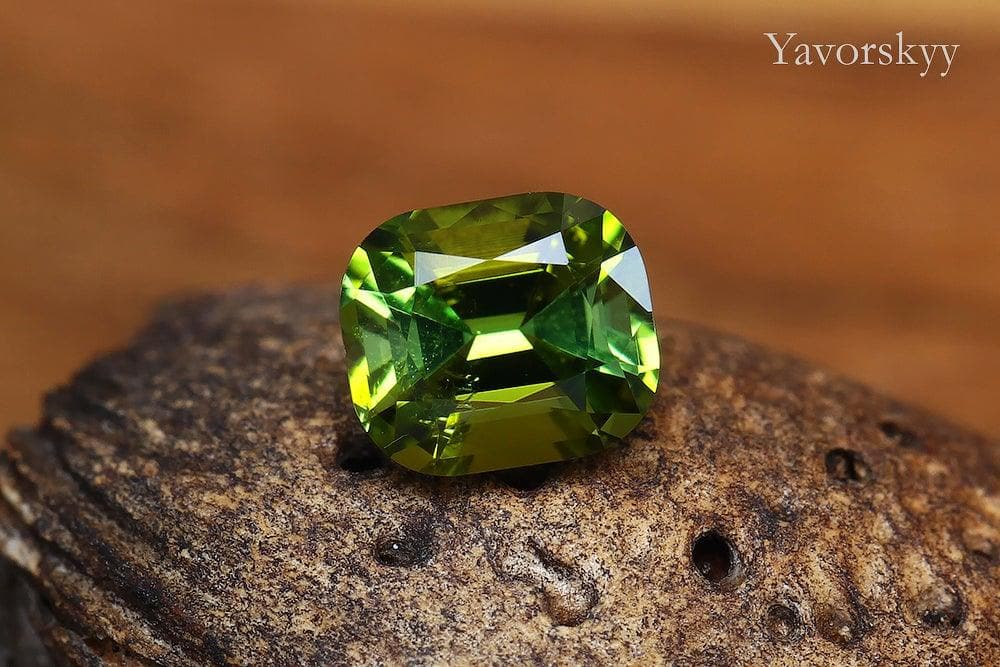 Natural green tourmaline 0.58 carat