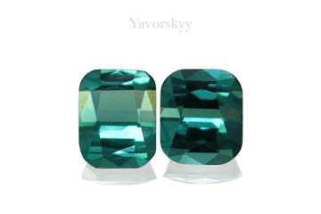 Green Tourmaline 0.62 ct  / 2 pcs