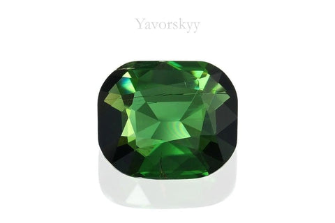 Photo of bottom view of green tourmaline 1.00 carat