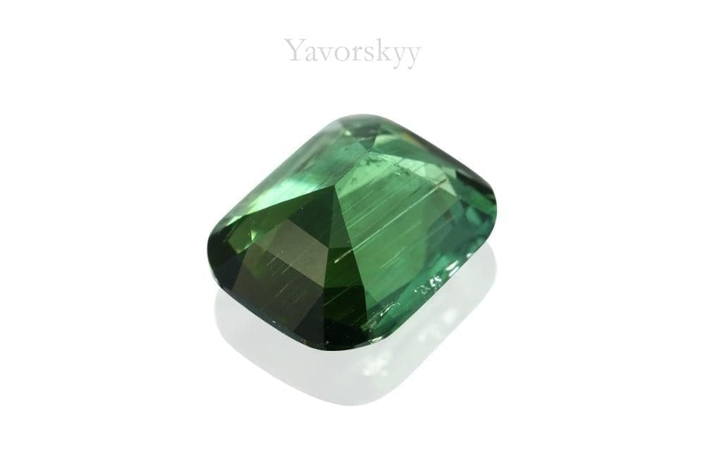 A front view picture of 1.26 ct green tourmaline