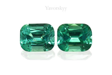 Green Tourmaline 1.51 ct / 2 pcs