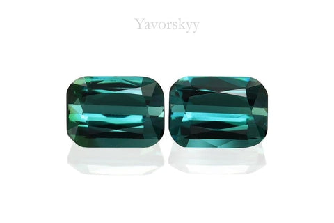 Green Tourmaline 1.77 cts / 2 pcs - Yavorskyy