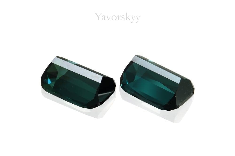 Green Tourmaline 1.77 cts / 2 pcs - Yavorskyy
