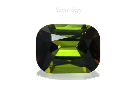 1.89 cts cushion shape tourmaline front view picture