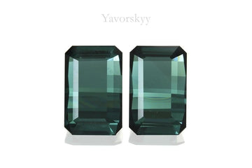 Green Tourmaline 2.46 cts / 2 pcs