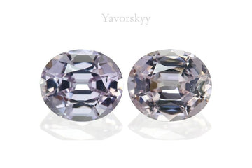 Grey Spinel 2.36 cts / 2 pcs