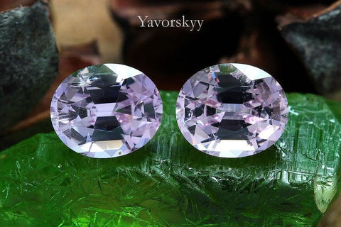 Grey Spinel 2.92 cts / 2 pcs - Yavorskyy