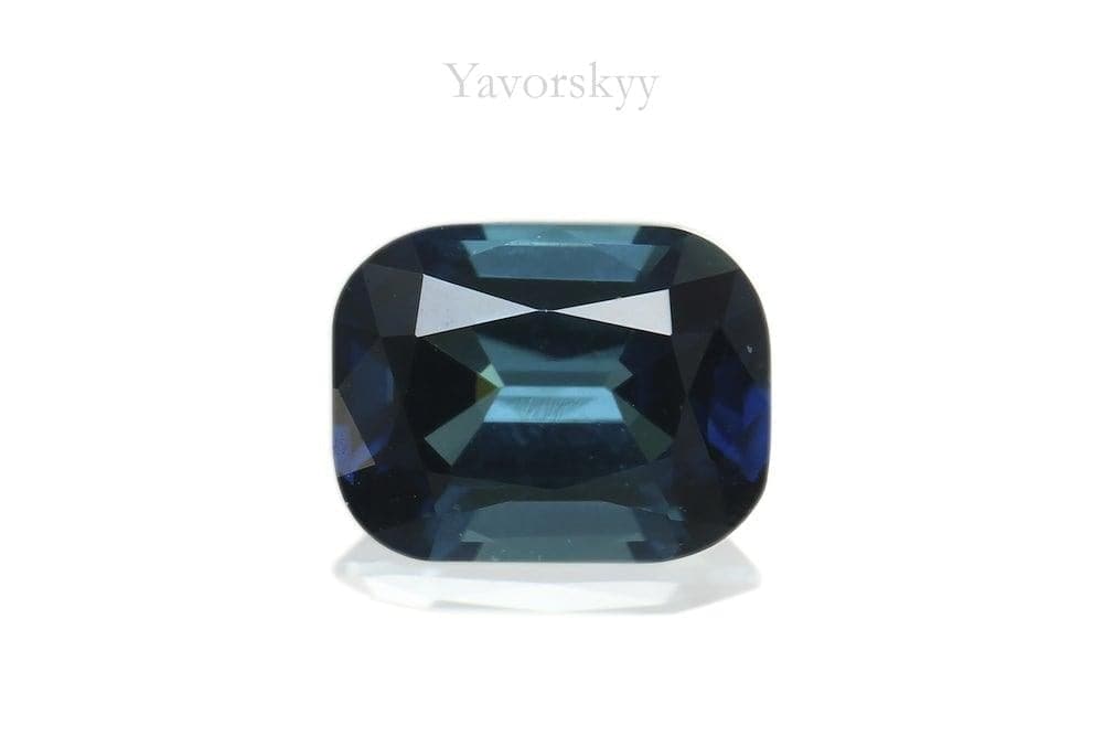 Picture of blue color tourmaline 0.3 cts top view 
