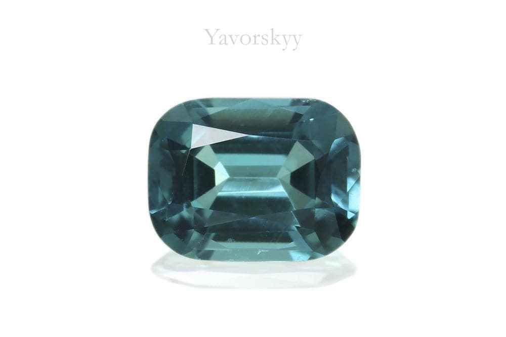 The image of blue tourmaline 0.3 cts front view 