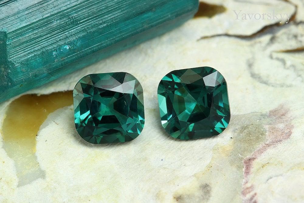 Indigo Tourmaline 0.71 ct / 2 pcs - Yavorskyy