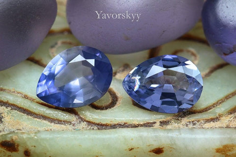 Pear cut iolite