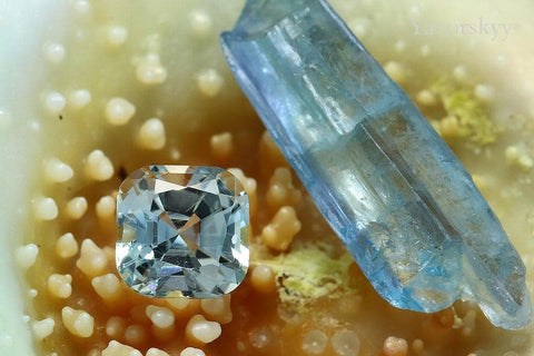 Jeremejevite 0.36 ct - Yavorskyy