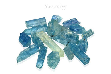 Jeremejevite Crystal 15.30 cts / 19 pcs