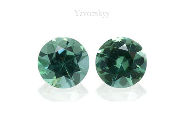 Lagoon Blue Tourmaline 0.64 ct / 2 pcs