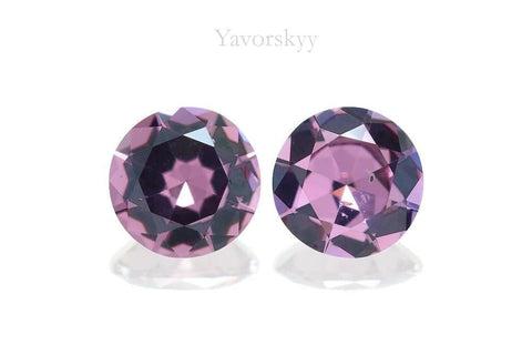 Matched pair malaia garnet round 1.66 carats front view image