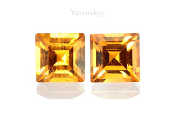 Mandarin Garnet 1.04 ct / 2 pcs