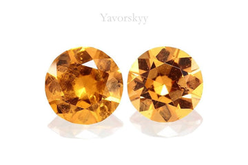 Mandarin Garnet 1.24 cts / 2 pcs