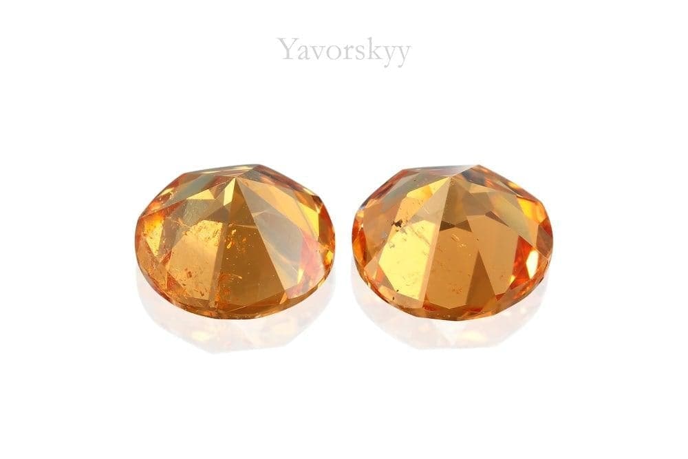 Mandarin Garnet 1.69 cts / 2 pcs - Yavorskyy