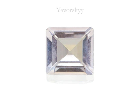Front view image of a beautiful morganite 0.53 carat