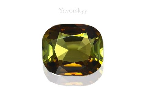 Cushion shape tourmaline 1.11 cts front view picture