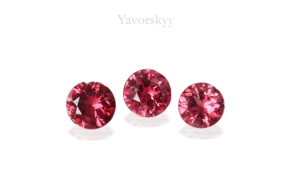Round shaped red spinel 0.07 carat picture