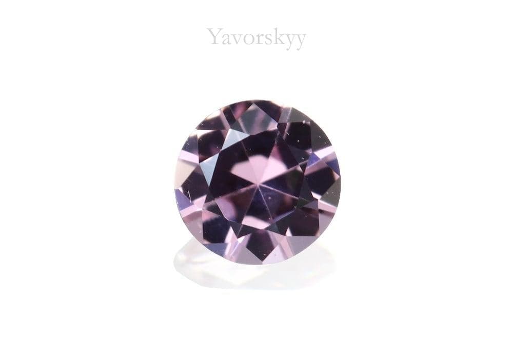 The picture of pink spinel 0.12 carats top view 