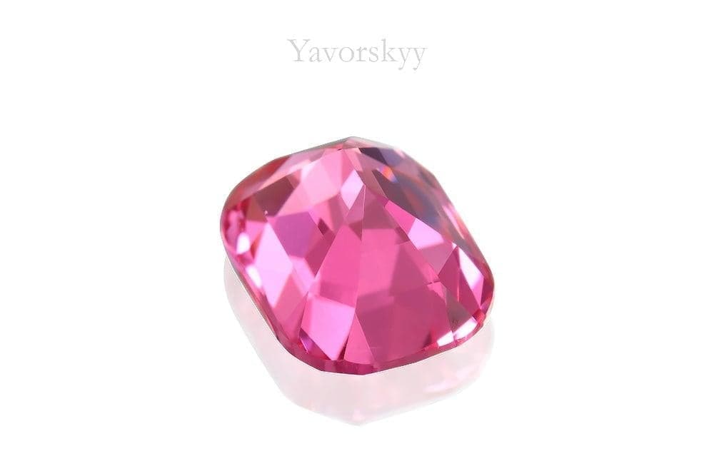 A photo of fine pink spinel 0.83 ct