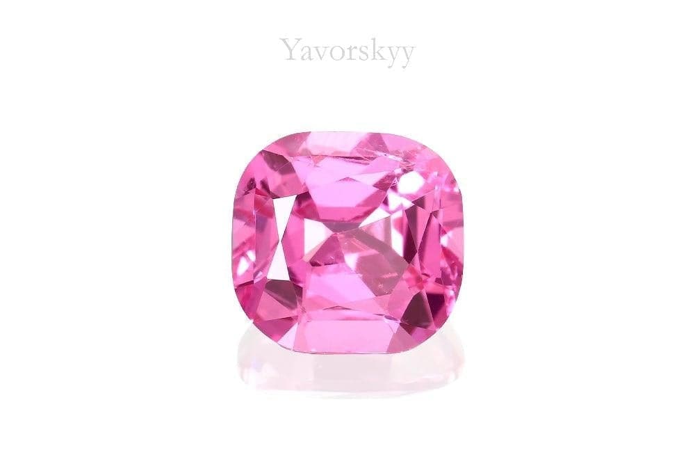 Pink color spinel cushion shape 0.99 ct picture