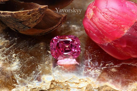 Image of pretty pink spinel 1.04 ct