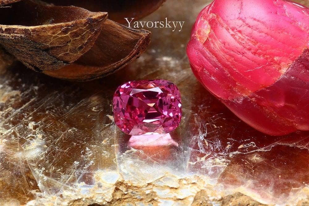 Image of pretty pink spinel 1.04 ct