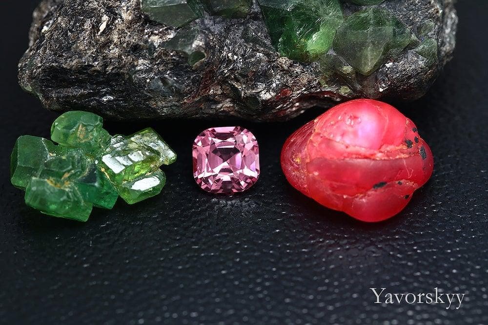 Top view photo of 1.82 ct pink spinel