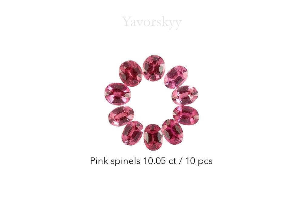 A photo of pretty pink spinel 10.05 carats