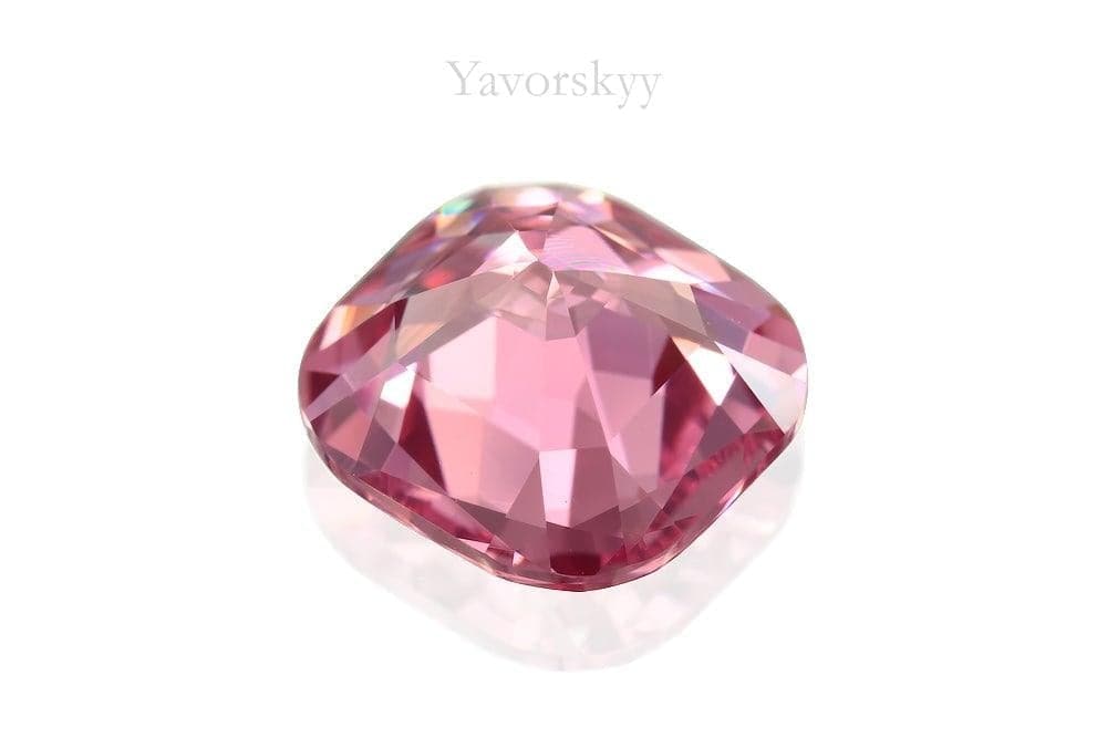 The picture of cushion shape pink spinel 2.4 cts