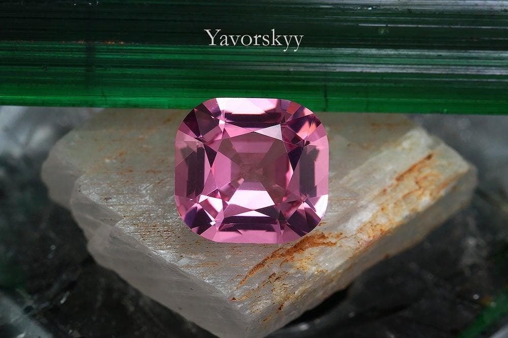 Picture of beautiful pink spinel 2.4 carats