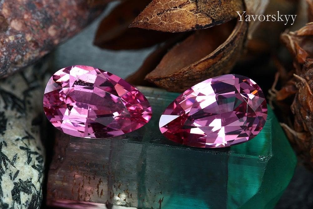 A picture of pink spinel 5.89 cts pear shape