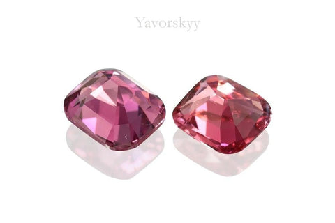 Photo of bottom view of pink tourmaline 0.66 carat